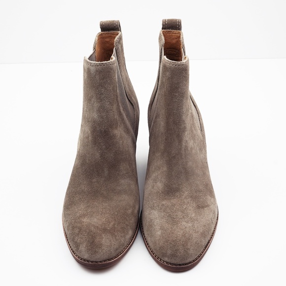 New MADEWELL The Regan Boot in Suede - Wet Pebble - Picture 3 of 6
